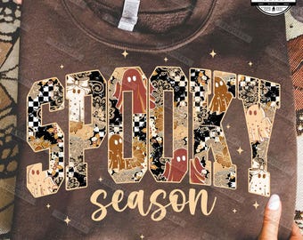 Spooky Season Png, Fall Png, Fall Pumpkin Sublimation Shirt Png, Pumpkin Png, Halloween Png, Spooky Mama Png, Halloween Shirt, Digital File