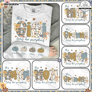 This Mama Loves Her Pumpkins Png, Preppy Fall Mama Png, Fall Pumpkin Png, Pumpkin Season Png, Autumn Mama Png, Thankful Mama, Digital File