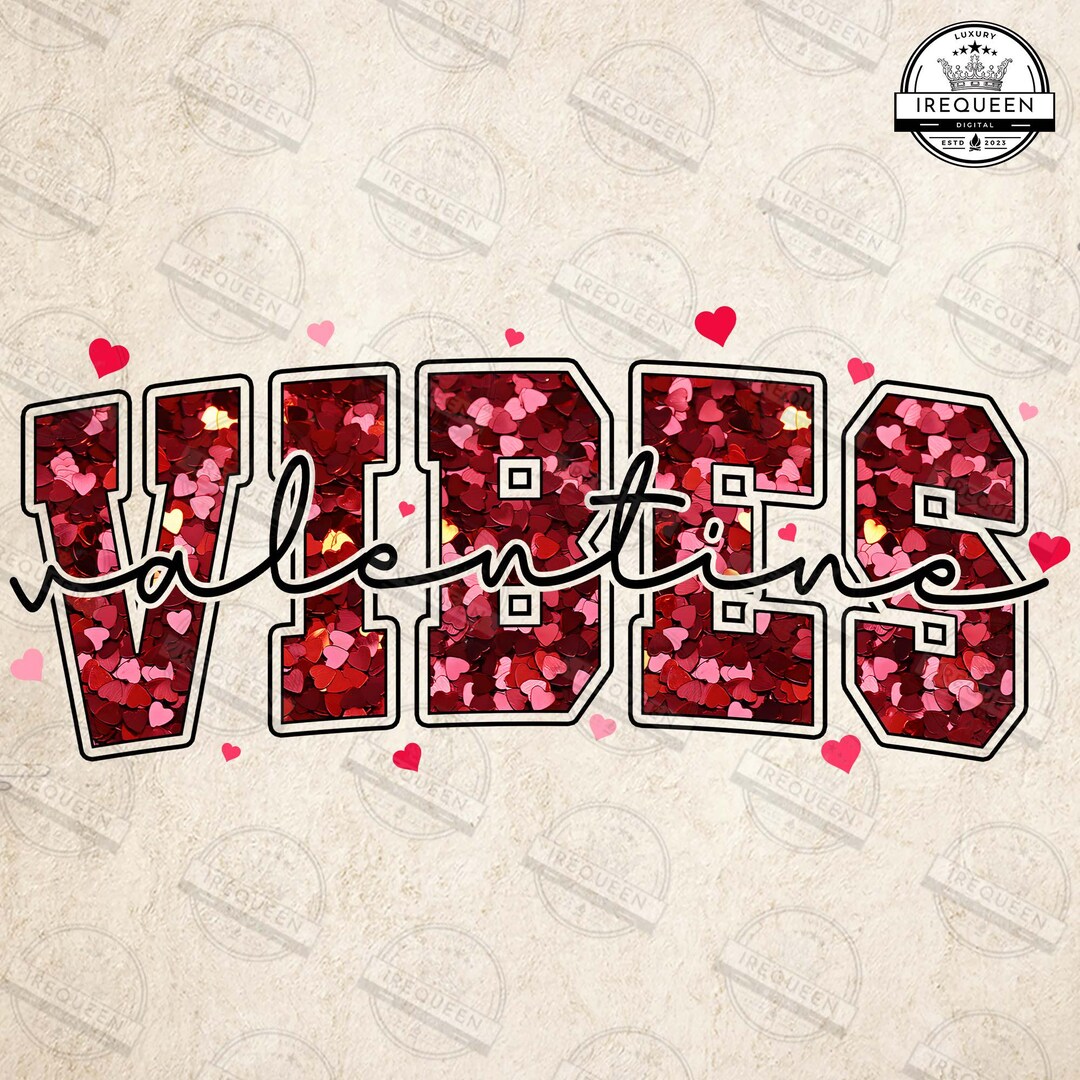 Faux Sequin Valentine Png, Heart Xoxo Png, Retro Valentine Png ...
