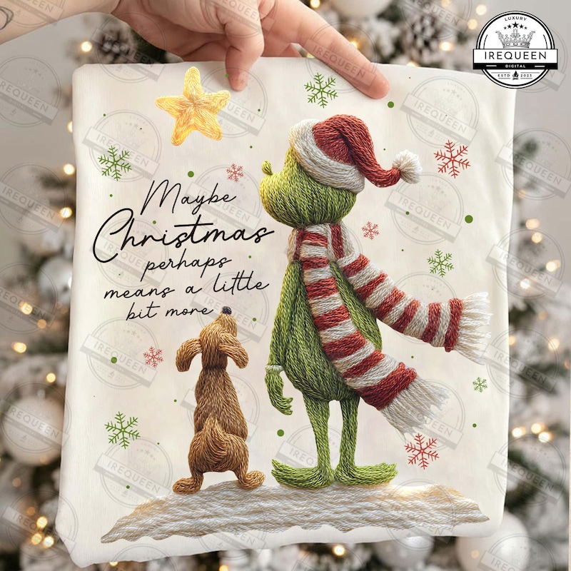 Faux Yarn Png Grinch Etsy UK