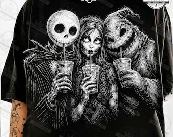 Halloween Nightmare Iced Coffee Png, Spooky Season Png, Preppy Coquette Png, Horror Movies Png, Spooky Vibes, Horror Halloween, Digital File