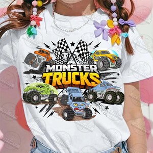Monster Trucks png, auto's png, Monster Trucks Are My Jam png, jongenst-shirt, Monster Truck png, Monster Jam png, jongensauto's, wielen, digitaal bestand afbeelding 6