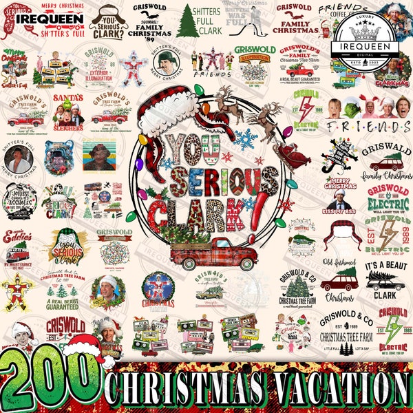 200+ Christmas Vacation PNG Bundle, Christmas 2023 Png, Funny Christmas Png, Christmas Movie Png Bundle, You Series Png, Digital File