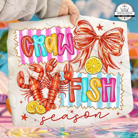 Crawfish Season Png, Preppy PNG, Crawfish Png, Crawfish Preppy png, Preppy png, Crawfish png, Crawfish, Coquette Bow Png. Digital File