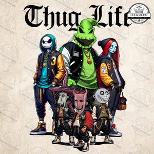 Thug Life Png, Incubo di Halloween Png, Incubo di Halloween Png, Stagione spettrale Png, Orrore di Halloween Png, Dolcetto o scherzetto Png, File digitale