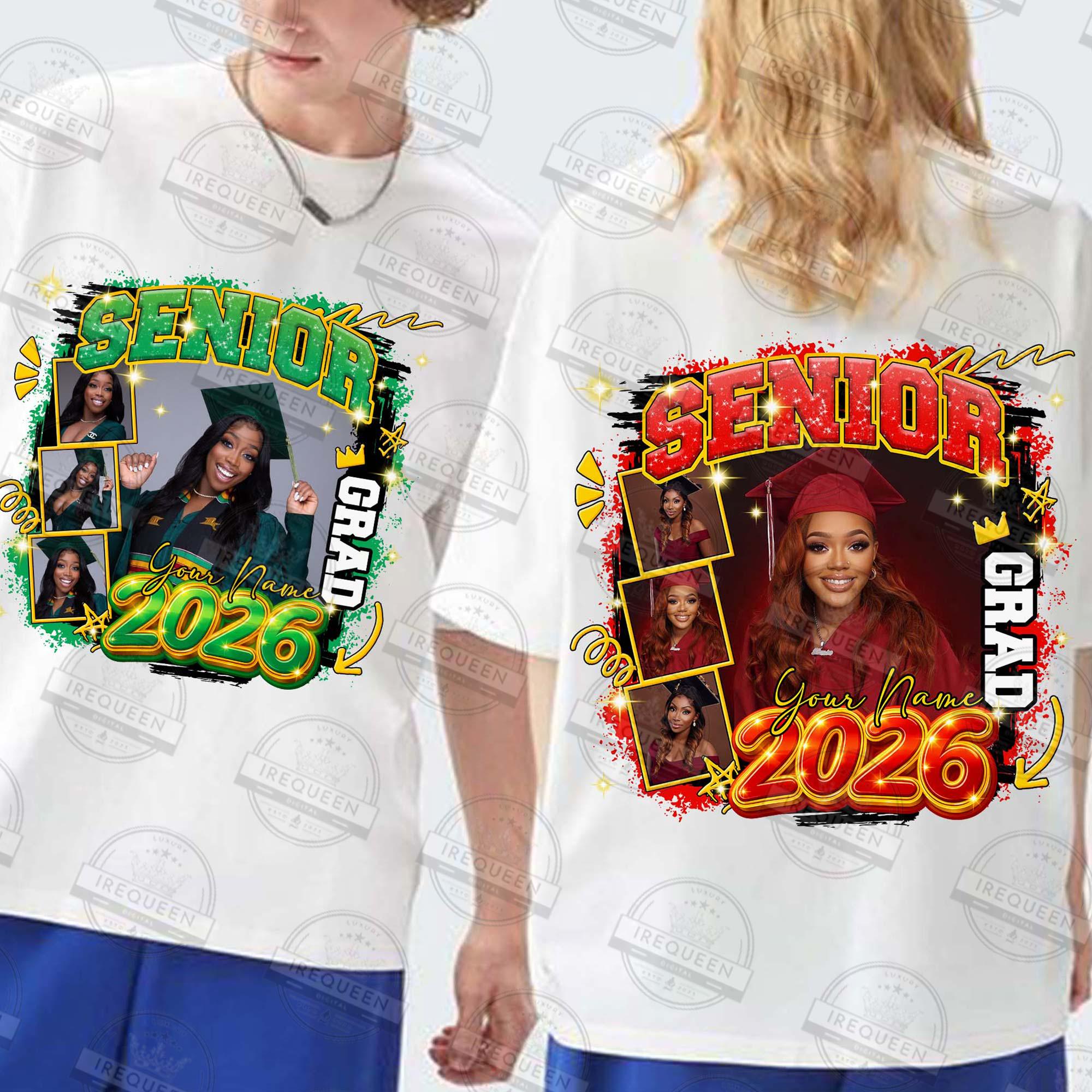 Graduation Insert Photos Editable Canva Template, Graduation Senior ...