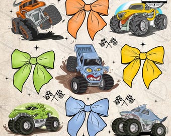 Kokette Monstertruck Mama Png, Mama Bogen Png, Junge Mutter Png, Monstertruck sind mein Jam Truck Png, karierte Kokette Mama Png, digitale Datei