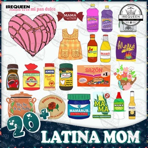 20+ Mama Topper Multipack SVG Bundle, Retro Madre Svg, Spanish Mama Svg, Happy Mother's Day Svg, Gif For Latina Mom Svg, Digital File