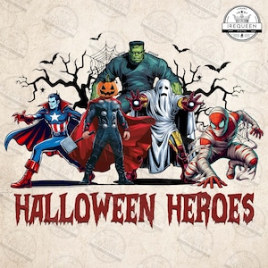 Halloween Superhero Png, Spooky Vibes Png, Spooky Season Png, Halloween Ghost Png, Spooky Halloween Png, Trick or Treat Png, Digital File
