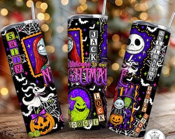 Characters Halloween Tumbler Wrap Png, Horror Halloween 20oz Tumbler Png, Movie Killers Halloween, Couple Halloween Party Png, Digital File