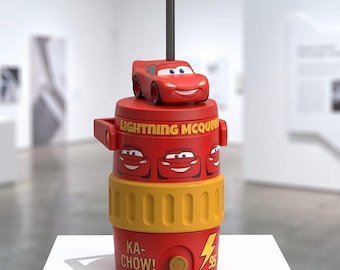 Cartoon Cars Can Cooler, Movie Cartoon Can Holder, 3D Print, Cartoon Printable Drink Holder File, 3MF STL File, 3D Download