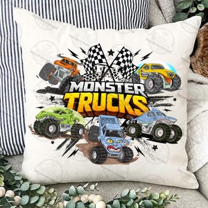 Monster Trucks png, auto's png, Monster Trucks Are My Jam png, jongenst-shirt, Monster Truck png, Monster Jam png, jongensauto's, wielen, digitaal bestand afbeelding 4