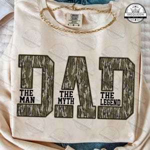 Dad The Man The Myth The Legend Png, Camouflage Dad Png, Funny Dad Life Png, Gift For Dad Png, Father's Day Shirt,Hunting Papa, Digital File