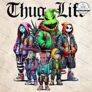 Halloween Horror Thug Life Png, Halloween Nightmare Png, Trick Or Treat Png, Horror Halloween Png, Spooky Season Png, Digital File