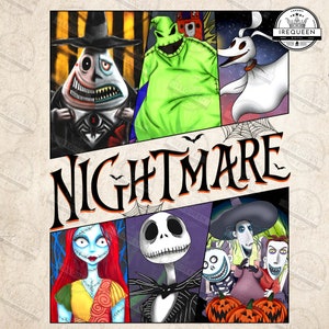 Halloween Nightmare Movies Png, Spooky Season Png, Halloween Nightmare Lovers Png, Trick Or Treat Png, Horror Halloween Png, Digital File