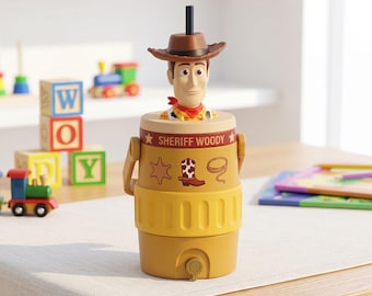 Cartoon Toy Cowboy Can Cooler STL File, Cute Cowboy Can Holder 3D Print, Cartoon Printable Drink Holder, 3MF STL 3D Print File, 3D Download