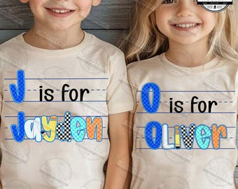 Custom Kids Boys Name Back To School Png, Checkered First Day School Png, Toddler First Day of School , Kindergarten With Name, Digital File