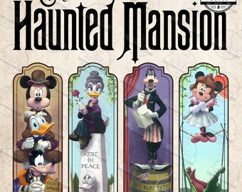 Spooky Mouse Haunted Family Png, Horror Characters Png, Cartoon Team Scary Cute Png, Halloween Shirt Design Png, Digital File