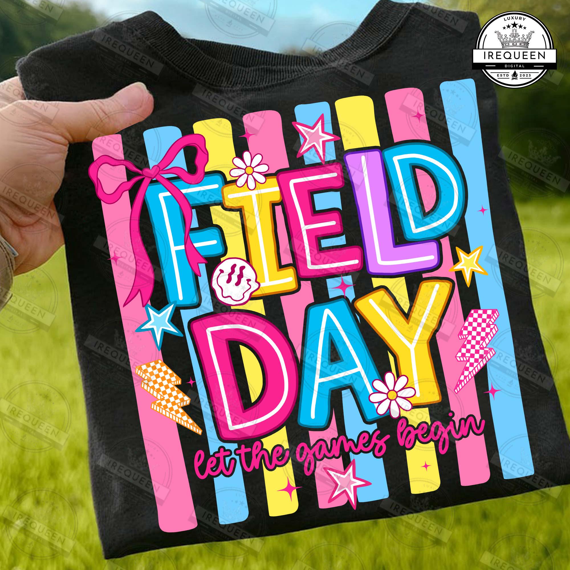 Field Day Let the Games Begin Png, Field Day Png, Field Day Colorful ...