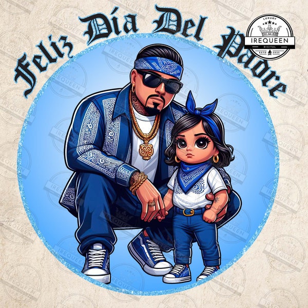 Papa Chingon Chicana Papa Png, Happy Father’s Day Png, Feliz Día Del Padre Png, Chicano Dad Png, Chibi Style Latina Fathe Png, Digital File
