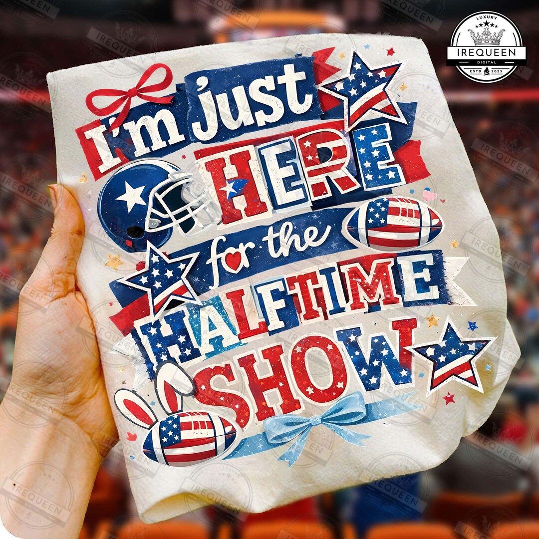 Halftime Show Animation Just Here for the Halftime Show PNG, Trendy Football Retro PNG, Funny ...