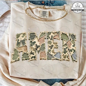 Patchwork Amen Png, Inspired Quilted Bunny Png, Coquette Easter Cross Png, Grandma Core Patchwork Png, Camo Cross Png, Digital File
