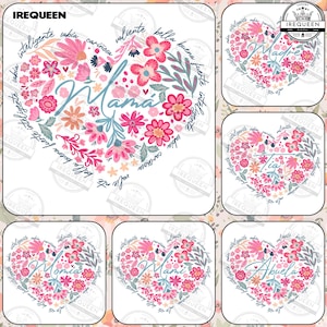 Spanish Mothers Day Png Bundle, Retro Spanish Mama Png, Spanish Mama, Madre Png, Boho Mama Png, Mother&#39;s Day, Floral Madre Png, Digital File