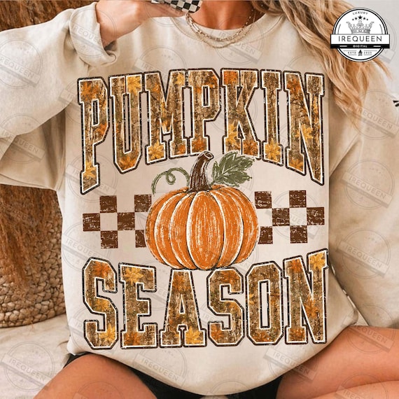 Retro Pumpkin Season Png, Fall Pumpkin Patch PNG, Girly Fall Shirt Design, Autumn Stripes PNG, Trendy Fall Png, Thanksgiving, Digital File