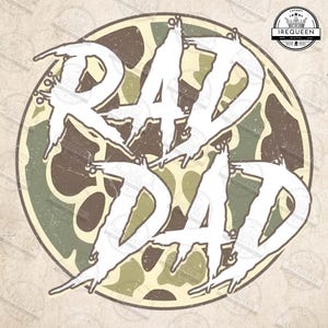 Rad Dad Png, Camo Dad Png, Retro Dad Png, Retro Fathers Day Png, Cool Dad Png, Funny Camo Dad Png, Funny Father's Day Png, Digital File