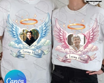 In Loving Memory Design Canva Editable, Long Live Memorial Canva Designs, Funeral Background, Funeral Celebration, Trendy Png, Digital File