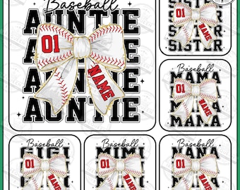 CUSTOM Baseball Mama Png, Retro Baseball Mama Coquette Png, Baseball Mama Png, Baseball Coquette Png, Game Day Baseball Bow , Digital File