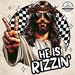 He is Rizzin Png, Funny Easter Jesus Meme Png, Jesus Easter Memes Png ...