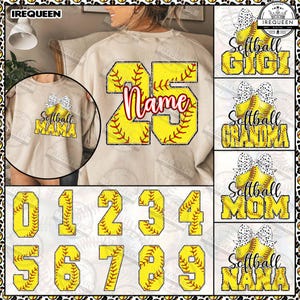 Personalized Softball Mom Png Bundle, Retro Softball Mama Coquette Png, Softball Mama Png, Softball Png, Game Day Softball Bow, Digital File