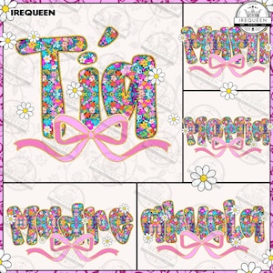 Madre Png Bundle , Spanish Mama Png, Latina Mom Png, Mama Preppy Flower, Happy Mother&#39;s Day, Floral Madre Png, Gift For Mom,, Digital File