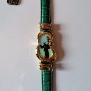 サルバドールダリ:グリーンウォッチ Softwatch Exaequo softwatch - Etsy 日本