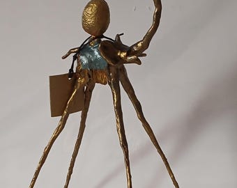 サイン入りブロンズ宇宙象彫刻 - サルバドール・ダリ風ホーム