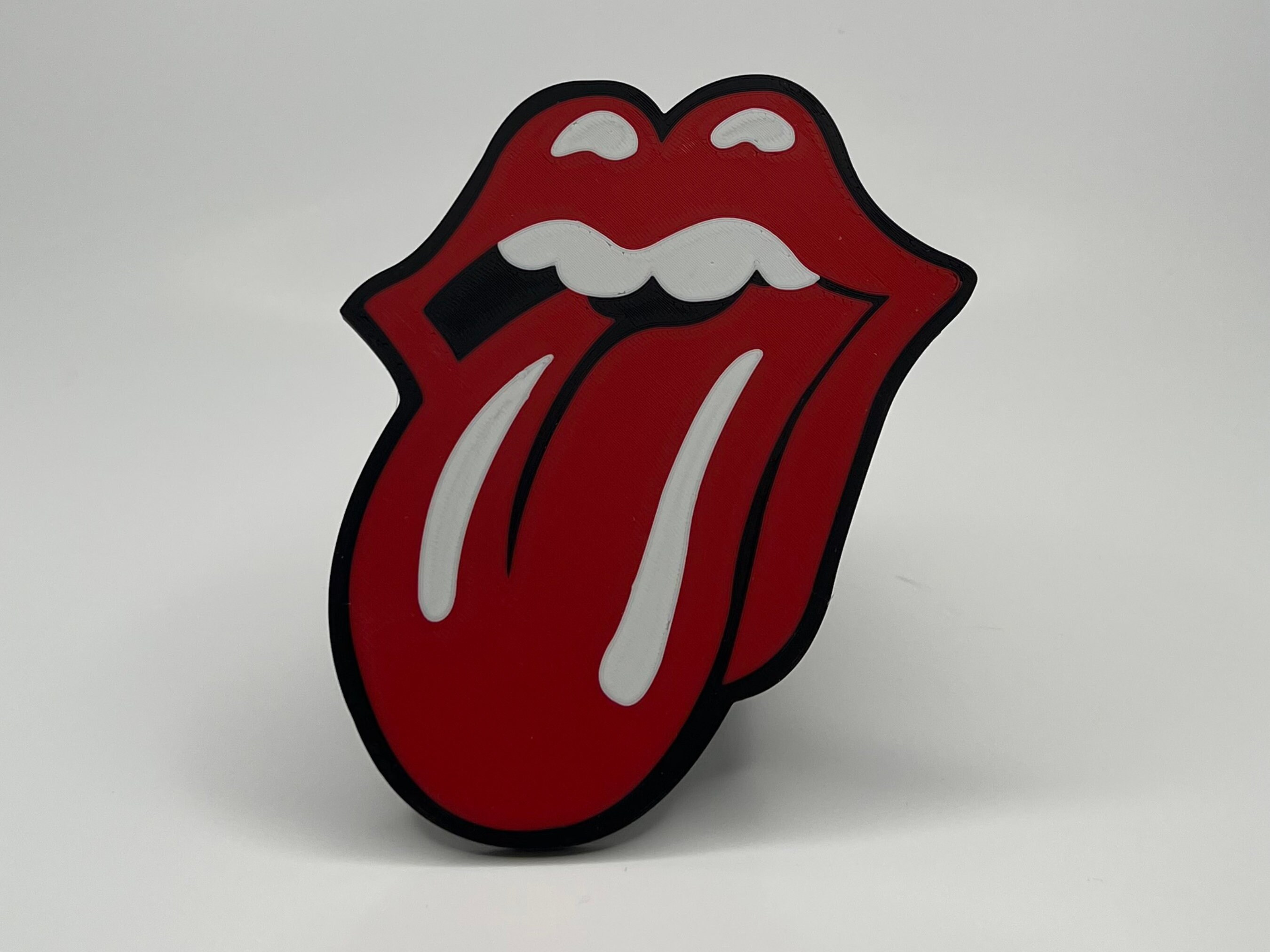 Rolling Stones Hitch Cover, 3D Printed Full Color, Great Gift for the