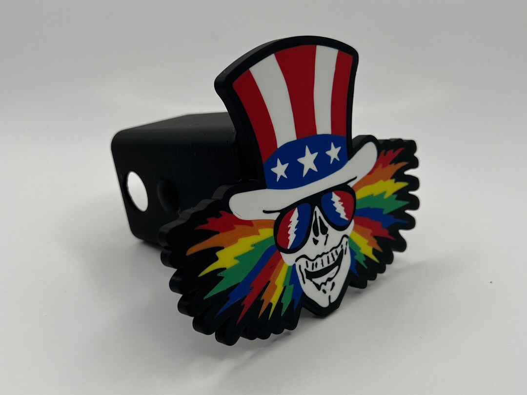 Grateful Dead US Blues Uncle Sam Hitch Cover 3D Printed Full Etsy