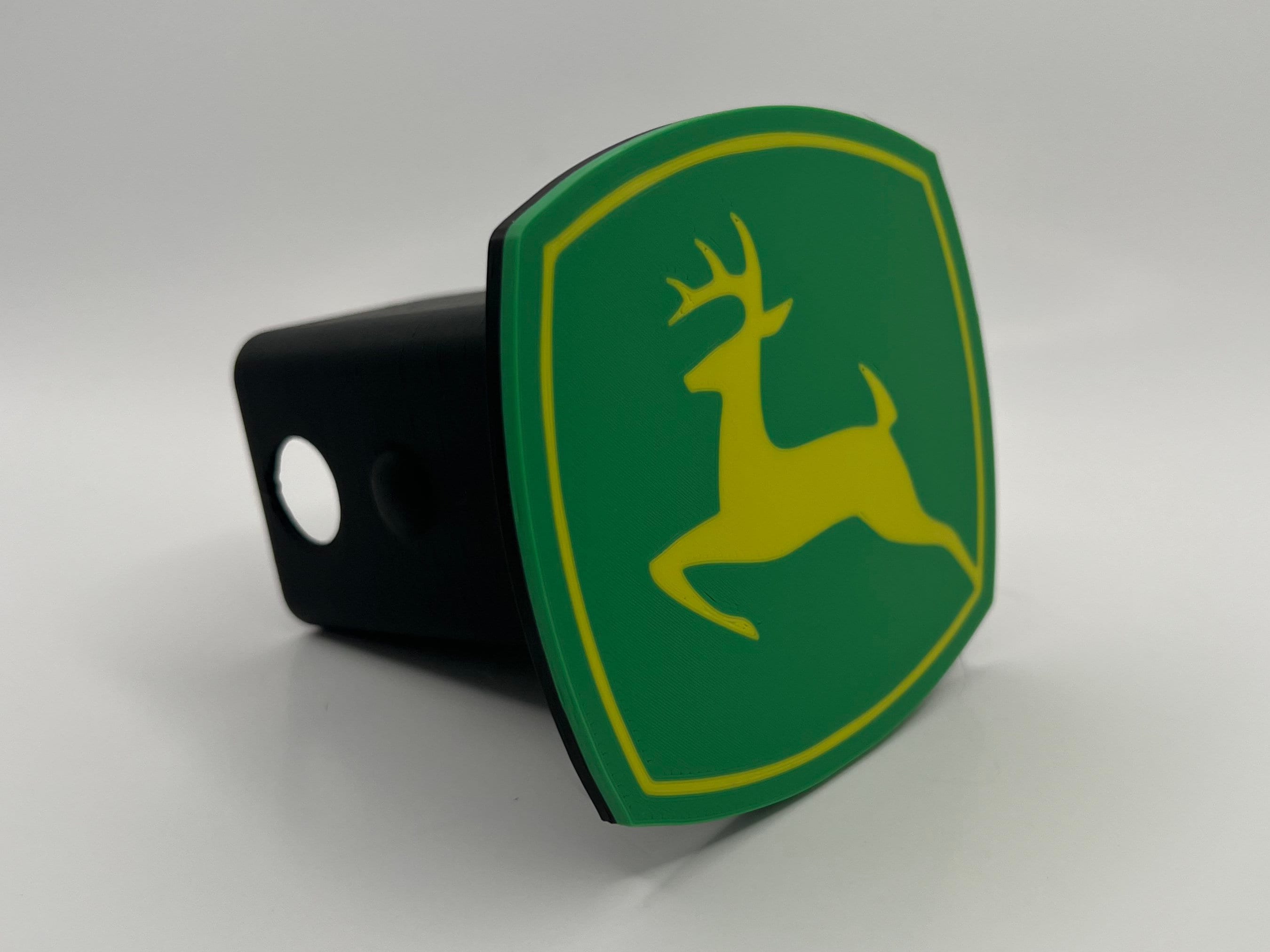 John Deere Hitch Cover, 3D Printed Full Color, Great Gift for the John