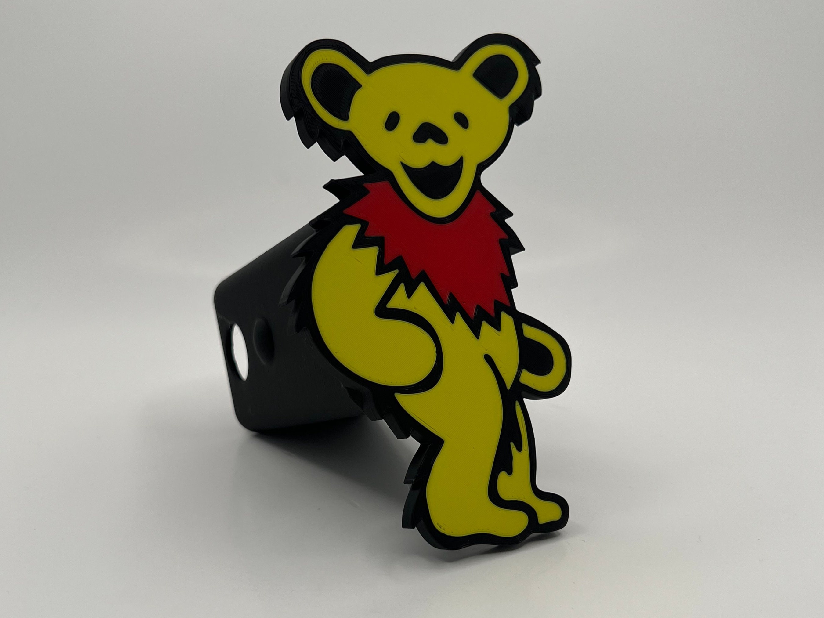 Grateful Dead Dancing Bear Yellow Hitch Cover 3D Printed Full Etsy