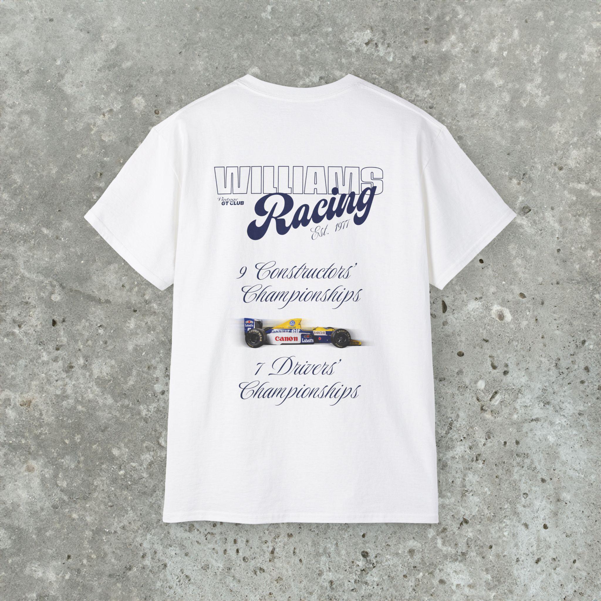 Vintage Williams F1 T-shirt: Heritage Motorsport Tee - Etsy