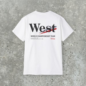 Vintage West Racing F1 T-Shirt, F1 AMG Tee, Motorsport T-Shirt, Car Gift, Formula One T-Shirt, McLaren Mercedes F1 Racing Gift