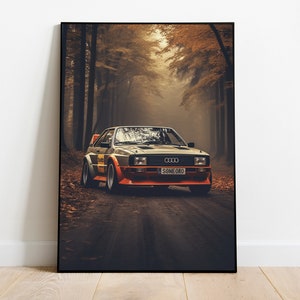 Audi Quattro Poster 