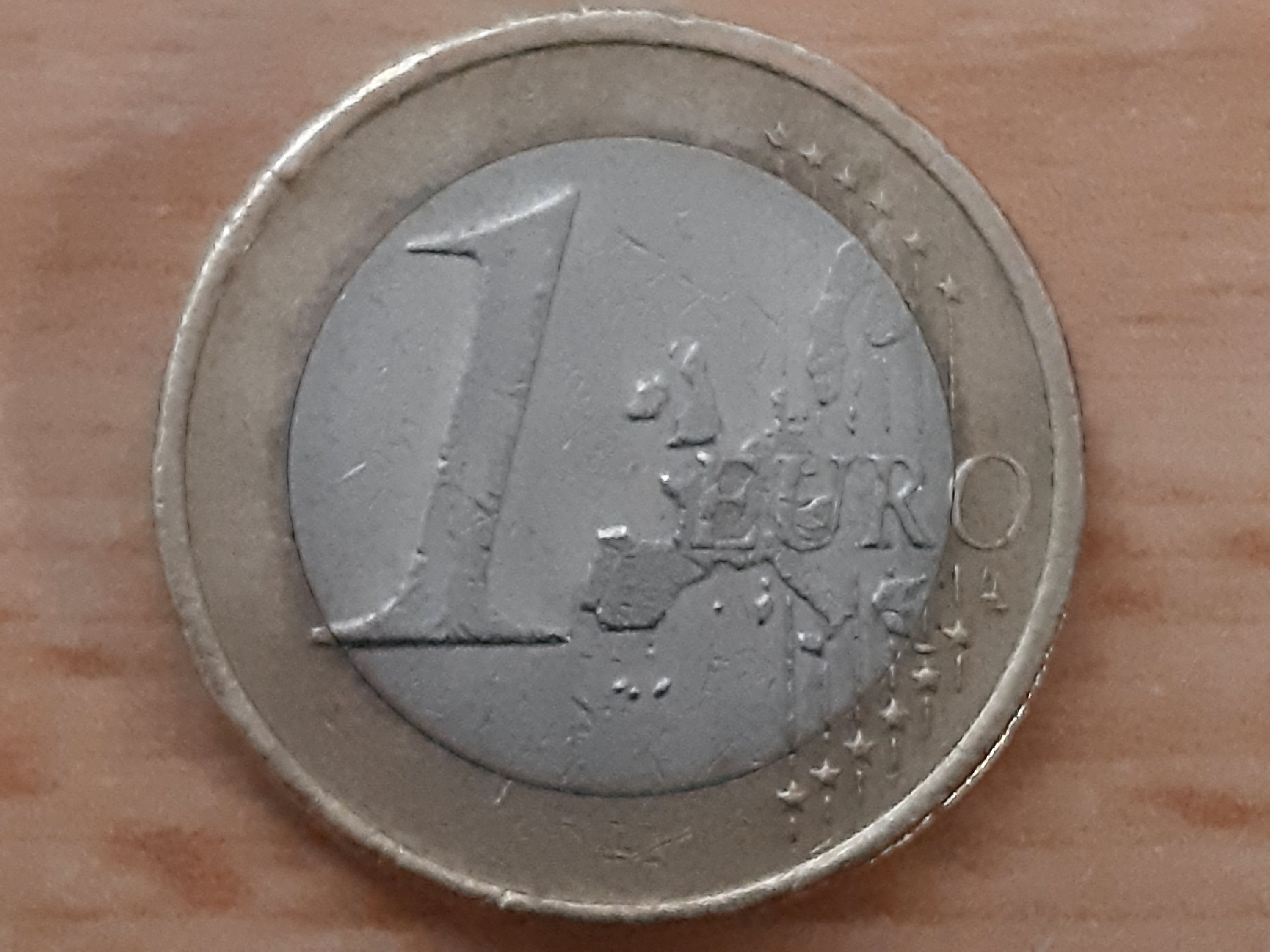 1 Euro Münze Fehlprägung Österreich 2007 (Alte-Europakarte)