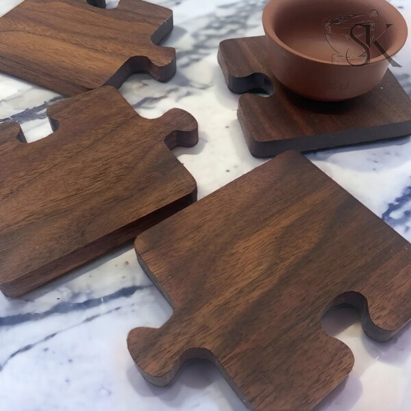 Puzzle Coasters Etsy