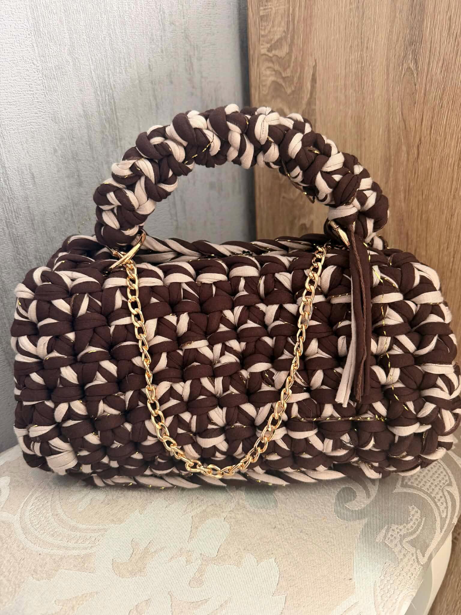 Sac à dos Rayures rose et violet - Bab la bricoleuse