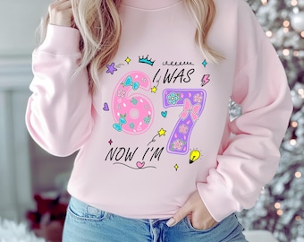 Funny 6, 7th Birthday PNG, Viral Six Seven Meme Shirt Design, Digital Download