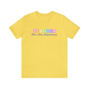 Fine Arts Teacher Tee