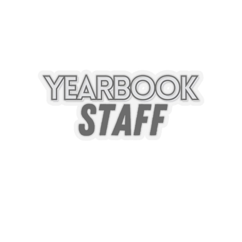 Year Book Sticker Yearbook Staff Sticker - Etsy