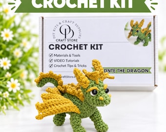 Kit de ganchillo para principiantes: Aprende a tejer amigurumis con videotutorial.